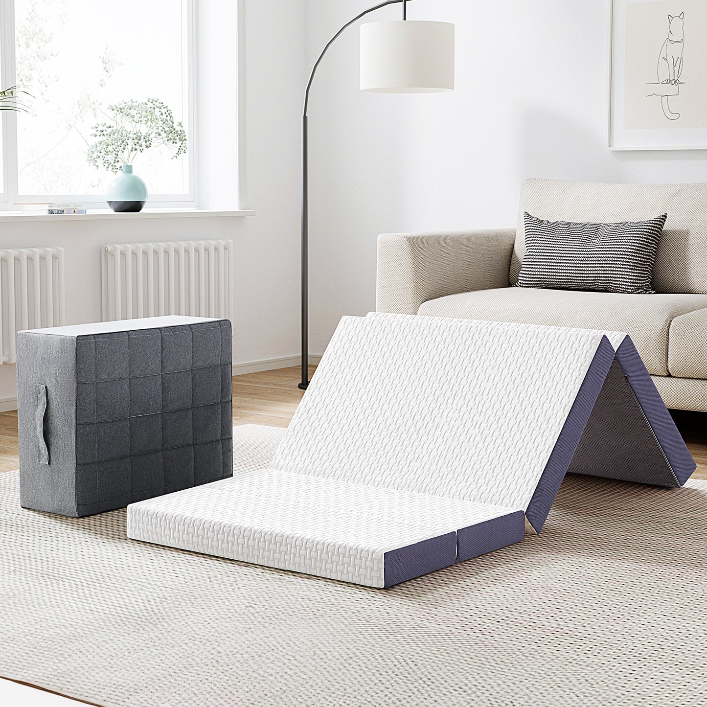 Folding Mattress Cover for Easy Storage