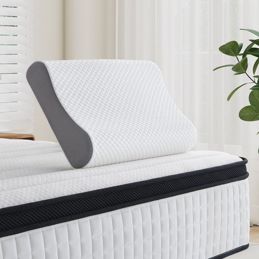 Adjustable Cool Gel Memory Foam Pillows Queen Size
