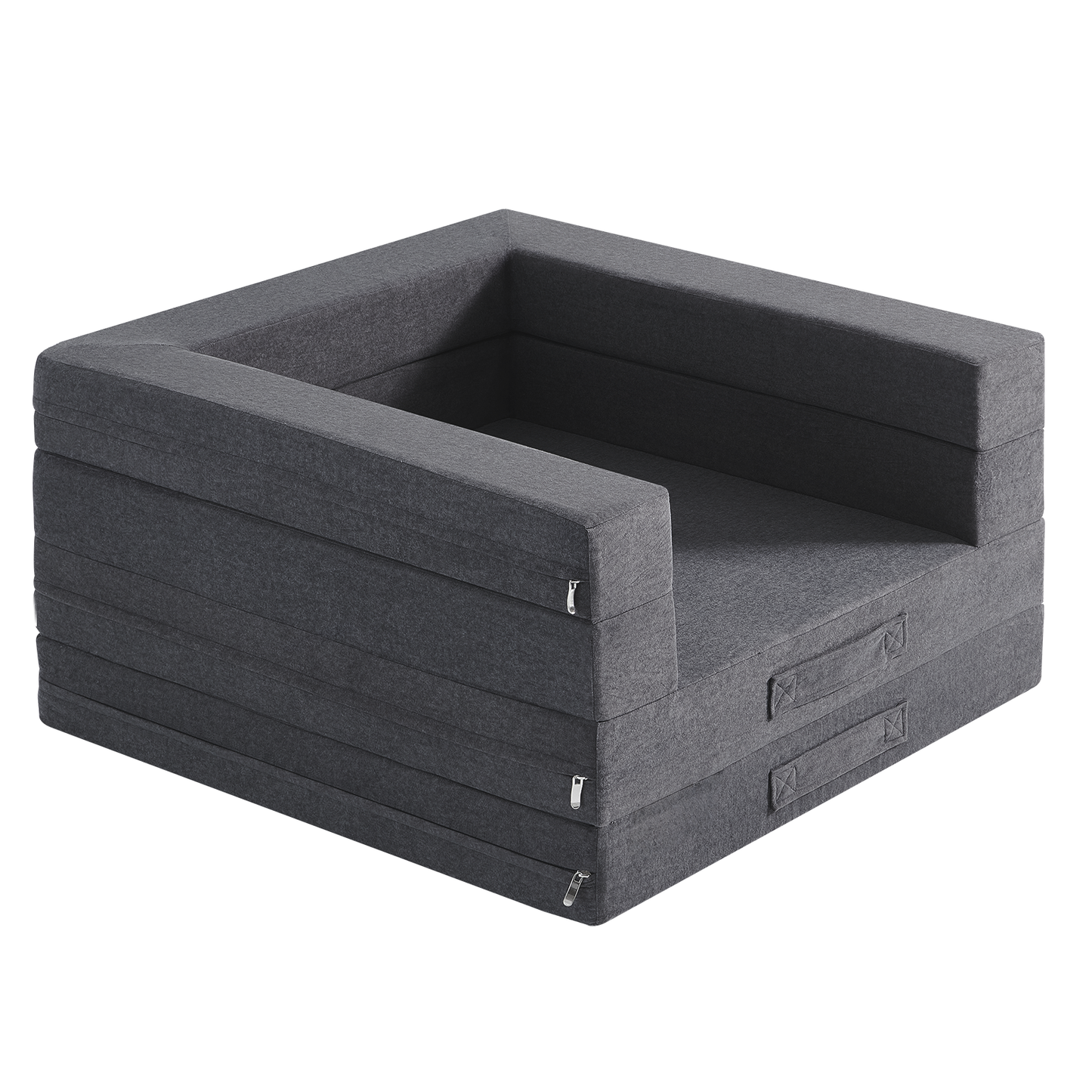 2-in-1 Sofa – Super Soft Love Seat and Folding Chair